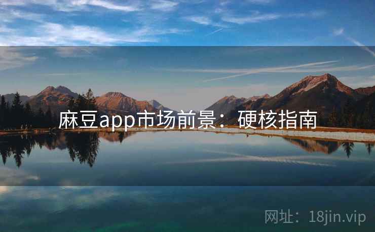 麻豆app市场前景：硬核指南