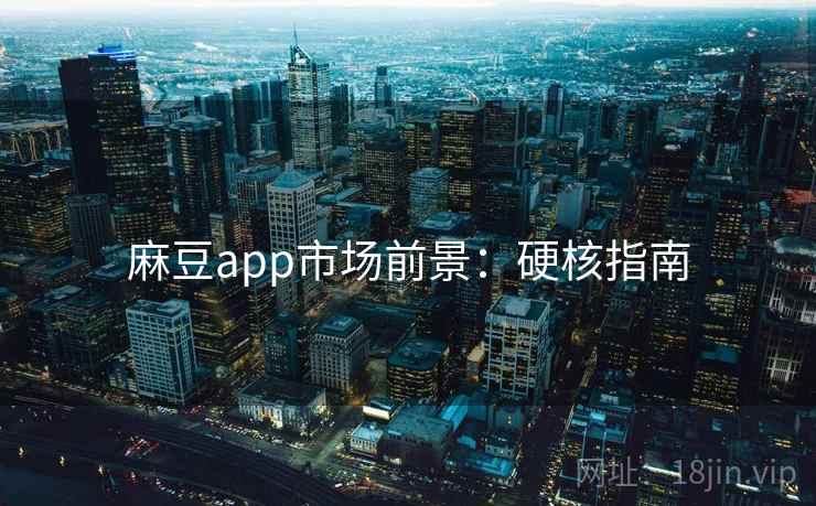 麻豆app市场前景：硬核指南