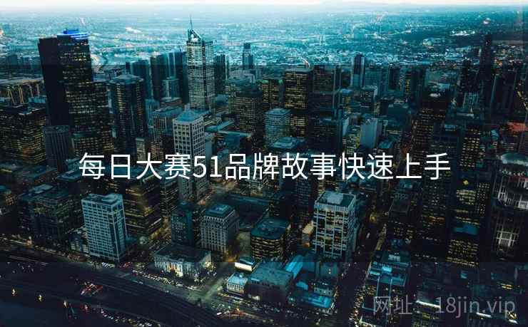 每日大赛51品牌故事快速上手